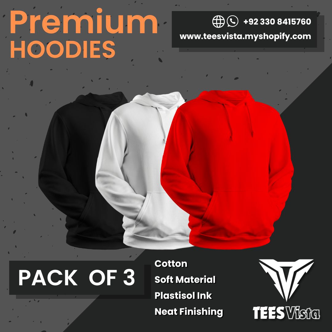 Pack of 3 Hoodie